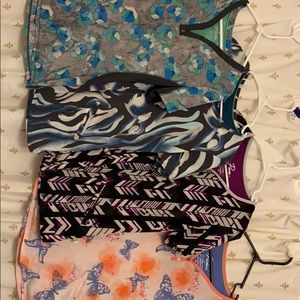 Healing Hands XS scrub lot. FOUR TOPS.